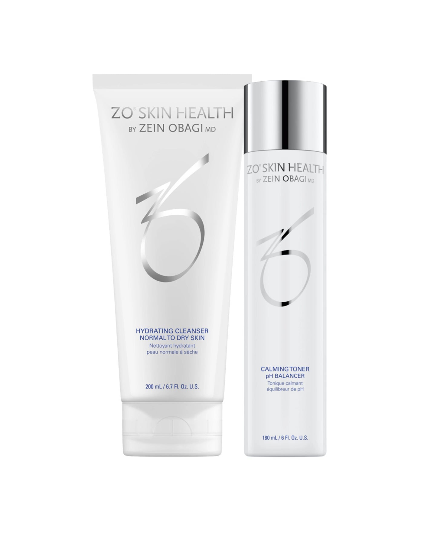 zo skin hydrating cleanser and toner duo gift set