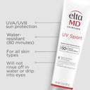 elta md uv sport body sunscreen details