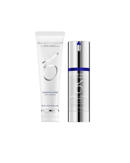 ZO Skin Health skincare wrinkle texture repair and hydrating cream duo travel size